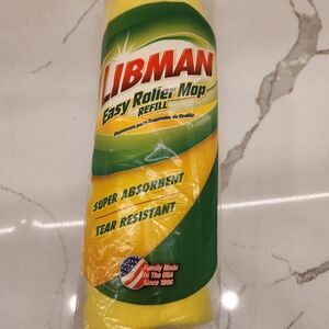 Libman Easy Roller Mop Refill 02017 Head Super‎ Absorbent Tear Resistant